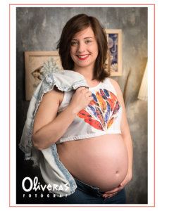 Embarassada esperant el naixement